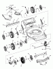 Snapper NSP2265 (7800419) - 22" Walk-Behind Mowers, 6.5 HP, 3N1, California Listas de piezas de repuesto y dibujos Deck Assemby (Self-Propelled)