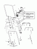 Snapper SPV211 (7800091) - 21" Walk-Behind Mower, 6.5 HP, Steel Deck, Easy Line Listas de piezas de repuesto y dibujos HANDLES & CONTROLS