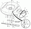Snapper HWPS26700BV (84952) - 26" High-Wheel, Walk-Behind Mower, 7 HP, Series 0 Listas de piezas de repuesto y dibujos CUTTING DECK, DEFLECTOR