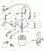 Snapper PL7H1604BV (80704) - Wide-Area Walk-Behind Mower, 16 HP, Hydro Drive, Loop Handle, Series 4 Listas de piezas de repuesto y dibujos Hose Assembly