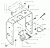 Snapper PP7H1404KWV (80703) - Wide-Area Walk-Behind Mower, 14 HP, Hydro Drive, Pistol Grip, Series 4 Listas de piezas de repuesto y dibujos Tank Bracket Assembly