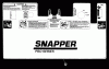 Snapper PL8180KE - Wide-Area Walk-Behind Mower, 18 HP, Gear Drive, Loop Handle, Series 0 Spareparts Decal Kit (Part 2)