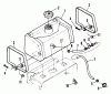 Snapper PL8140KVE - Wide-Area Walk-Behind Mower, 14 HP, Gear Drive, Loop Handle, Series 0 Listas de piezas de repuesto y dibujos Fuel Tank Assembly