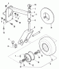 Snapper W36122R - 36" Walk-Behind Mower, 12 HP, Variable Belt Drive, Commercial Lawn & Turf Series 2 Listas de piezas de repuesto y dibujos Caster Wheel Assembly