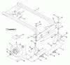 Snapper Y30121B (80169) - 30" Walk-Behind Mower, 12 HP, Series 1 Ersatzteile Frame & Wheels, Front