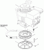 Snapper Y41120 (88048) - 41" Walk-Behind Mower, 12 HP, Series 0 Listas de piezas de repuesto y dibujos Drive Disc, Engine