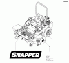 Snapper 550ZB2461 (5901252) - 61" Zero-Turn Mower, 24HP ZTR 550Z Series Listas de piezas de repuesto y dibujos Decal Group - Brand & Model