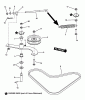 Snapper CZT19480KWV (85672) - 48" Zero-Turn Mower, 19 HP, Twin Stick, Mid Mount, Z-Rider Commercial Lawn & Turf Series 0 Listas de piezas de repuesto y dibujos HYDRO IDLER ASSEMBLY