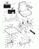 Snapper NZM25611KWV (84942) - 61" Zero-Turn Mower, 25 HP, Kawasaki, Mid Mount, Z-Rider Commercial Lawn & Turf Series 1 Listas de piezas de repuesto y dibujos SEAT ASSEMBLY (SERIES 1)