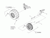 Snapper SC26520 (7800630) - 52" Zero-Turn Mower, 26HP, Twin Stick, ZTR 150Z Series Listas de piezas de repuesto y dibujos Wheel & Tire Group