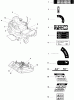 Snapper ZT18441KHC (5900608) - 44" Zero-Turn Mower, 18 HP, ZTR FastCut Series 1 Listas de piezas de repuesto y dibujos Export Decals Group - Safety & Common