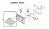 Snapper G56000 (030215-1) - 5600 Watt Generator, 10 HP Listas de piezas de repuesto y dibujos CONTROL PANEL