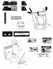 Snapper 10287E (1694603) - 28" Snowthrower, 10 HP, Two-Stage Large Frame, 2005, Series 7 Listas de piezas de repuesto y dibujos Decals Group