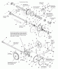 Snapper 11327E (1694604) - 32" Snowthrower, 11 HP, Two-Stage Large Frame, 2005, Series 7 Listas de piezas de repuesto y dibujos Traction Drive Group