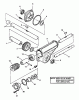 Snapper E10305 - 30" Snowthrower, 10 HP, Two Stage Large Frame, Series 5 (Export) Listas de piezas de repuesto y dibujos Gearbox, Shafts