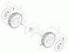 Snapper L1428E (1695328) - 28" Snowthrower, 13.5 HP, Two Stage, Large Frame, Series 2008 Listas de piezas de repuesto y dibujos Wheel & Tire Group