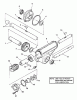 Snapper 11306 - 30" Snowthrower, 11 HP, Two-Stage Large Frame, Series 6 Listas de piezas de repuesto y dibujos Gearbox, Shafts