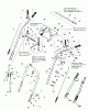 Snapper I8245E (85666) - 24" Snowthrower, 8 HP, Two Stage, Intermediate Frame, Series 5 Listas de piezas de repuesto y dibujos UPPER HANDLES, DASH, CONTROLS