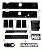 Snapper LE3191R (85661) - 19" Snowthrower, 3 HP, Single Stage, Series 1 Listas de piezas de repuesto y dibujos DECALS (94 MODEL YEAR & EARLIER)