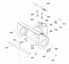 Snapper M1227E (1696173-01) - 27" Snowthrower, 11.5TP, Intermediate Listas de piezas de repuesto y dibujos Auger Housing Group
