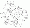 Snapper P1738E (1695684) - 38" Snowthrower, 16.5 HP, Two Stage, Large Frame Listas de piezas de repuesto y dibujos Handles & Controls Group
