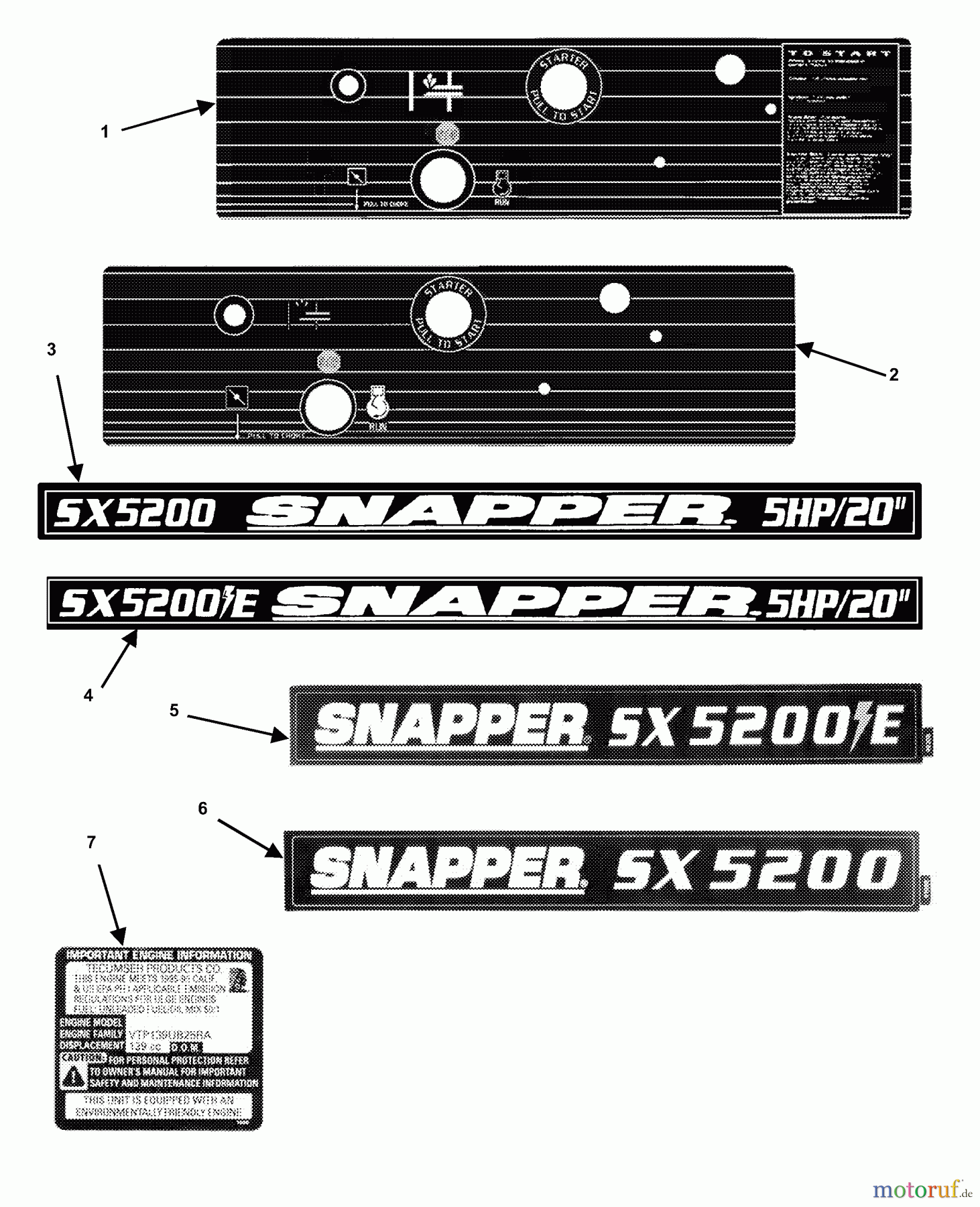  Snapper Schneefräsen SX5200R - Snapper 20
