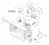 Snapper XL1738E (1695358) - 38" Snowthrower, 16.5 HP, Two Stage, Large Frame, Series 2008 Listas de piezas de repuesto y dibujos Auger Housing & Chute Group