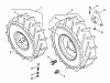 Snapper R8002B (85228) - Rear Tine Tiller, 8 HP, Series 2 Listas de piezas de repuesto y dibujos Wheels, Tires, Rims