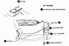 Snapper 4210WS (89284) - 42" Rear-Engine Rider, 10 HP, Series W Listas de piezas de repuesto y dibujos Deck Baffle Kit