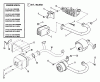 Snapper 300813BE - 30" Rear-Engine Rider, 8 HP, Series 13 Listas de piezas de repuesto y dibujos Exhaust Muffler & Engines