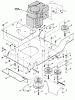 Snapper LT140H331KV (80236) - 33" Lawn Tractor, 14 HP, Hydro Drive, 1991 1/2 Series 1 Listas de piezas de repuesto y dibujos Engine, Engine Base & Drive Parts