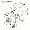 Snapper 7060947 - Bag N-Wagon, 30 Bushel YT180H484K (80241) 48" 18 HP Hydro Drive Yard Tractor Series 4 Listas de piezas de repuesto y dibujos Mule Drive Assembly