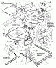 Snapper 250816B - 25" Rear-Engine Rider, 8 HP, Series 16 Listas de piezas de repuesto y dibujos Cutting Decks, Deflectors