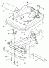 Snapper HZ14330BVE - 33" Zero-Turn Mower, 14 HP, ZTR Yard Cruiser, Series 0 Listas de piezas de repuesto y dibujos Front Frame & Cover Assembly (Fiberglass Bodied Models)