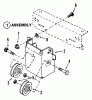 Snapper LT12502 - 12.5 HP Lawn Tractor, Disc Drive, Series 2 Listas de piezas de repuesto y dibujos Mule Drive Assembly
