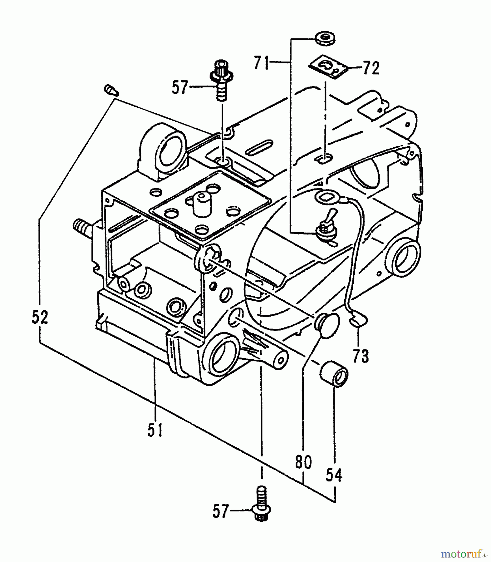  Tanaka Motorsägen ECS-3301 - Tanaka Chainsaw Engine Case