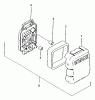 Tanaka AST-210 - AutoStart Trimmer Listas de piezas de repuesto y dibujos Air Cleaner