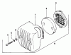 Tanaka SUM-321 - Backpack Brush Cutter Listas de piezas de repuesto y dibujos Air Cleaner