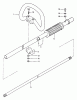 Tanaka TBC-205 - Brush Cutter Listas de piezas de repuesto y dibujos Drive Shaft & Handle
