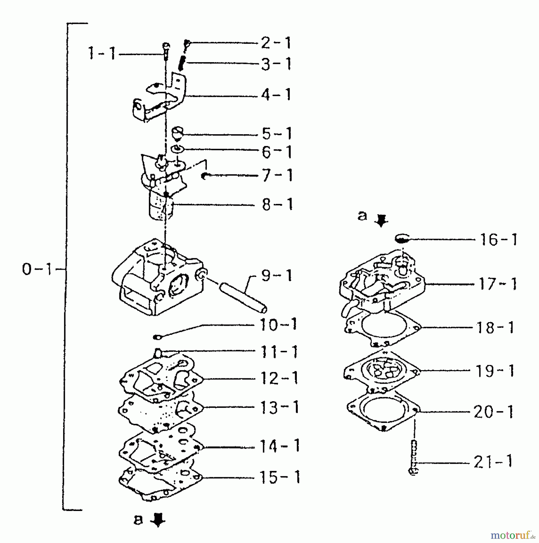  Tanaka Trimmer, Motorsensen TBC-220 - Tanaka Grass Trimmer / Brush Cutter Carburetor (Units Prior To SN J068351)