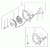 Tanaka TBC-220 - Grass Trimmer / Brush Cutter Listas de piezas de repuesto y dibujos Recoil Starter Assembly