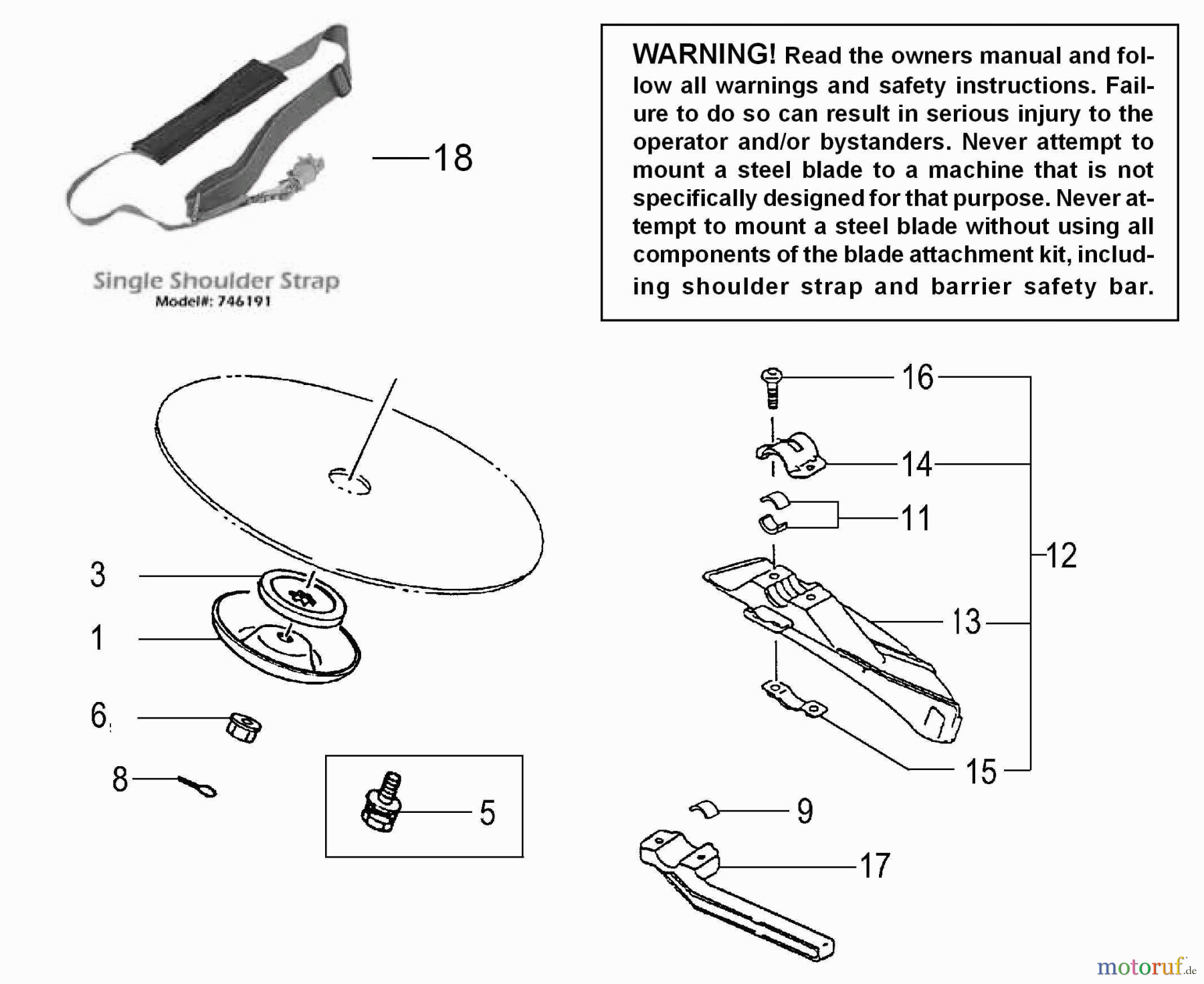  Tanaka Trimmer, Motorsensen TBC-2211 - Tanaka Grass Trimmer Blade Kit