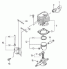 Tanaka TBC-225 - Grass Trimmer Listas de piezas de repuesto y dibujos Cylinder, Piston, Crankshaft, Ignition
