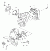 Tanaka TBC-2251 - Grass Trimmer Listas de piezas de repuesto y dibujos Clutch, Muffler, Recoil Starter