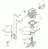 Tanaka TBC-225S - Grass Trimmer Listas de piezas de repuesto y dibujos Cylinder, Piston, Crankshaft, Ignition