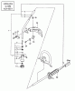 Tanaka TBC-230B - Grass Trimmer Listas de piezas de repuesto y dibujos Drive Shaft, Safety Guard & Gear Case Units prior to S/N A314551