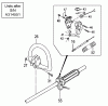 Tanaka TBC-230B - Grass Trimmer Listas de piezas de repuesto y dibujos Throttle & Handle Units after S/N A314551