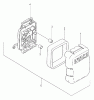 Tanaka TBC-245PF - Grass Trimmer Listas de piezas de repuesto y dibujos Air Cleaner