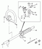 Tanaka TBC-245PF - Grass Trimmer Listas de piezas de repuesto y dibujos Drive Shaft & Front Handle