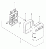 Tanaka TBC-2500 - Grass Trimmer Listas de piezas de repuesto y dibujos Air Cleaner